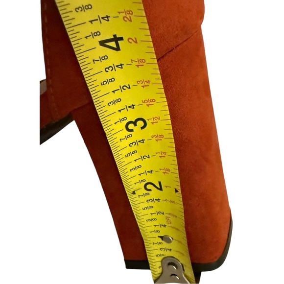 NWOB C Comfort Est 1946 Women’s Rust Suede Block Heel Sandals Size 11 - Picture 9 of 9